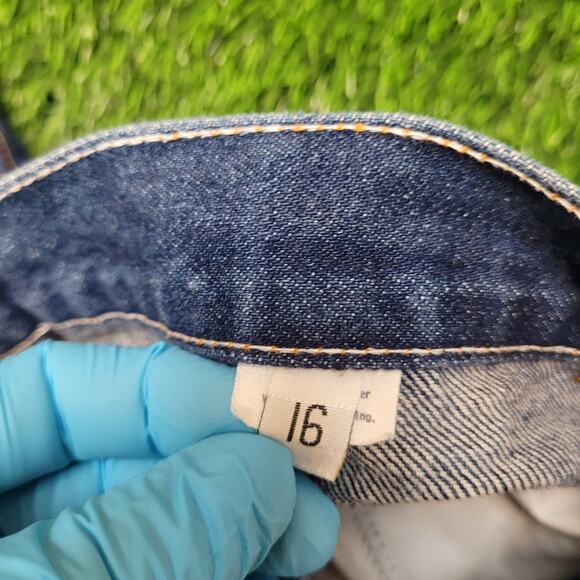 VINTAGE 1984 Levis 25035 Mom Jeans High Rise Tapered Womens 32x26 USA Cropped - Picture 9 of 10